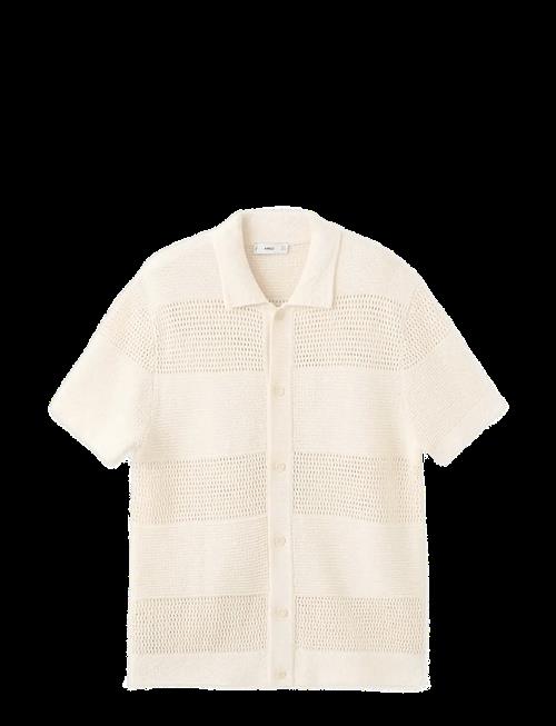 Mango | Openwork Knitted Shirt | L