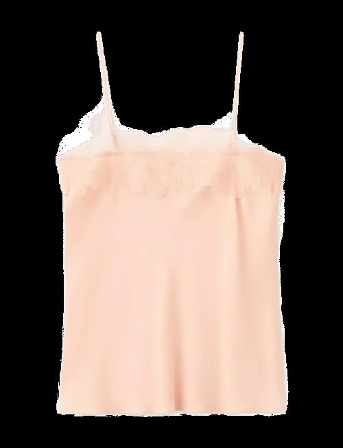 Mango | Lace Trim Top | S