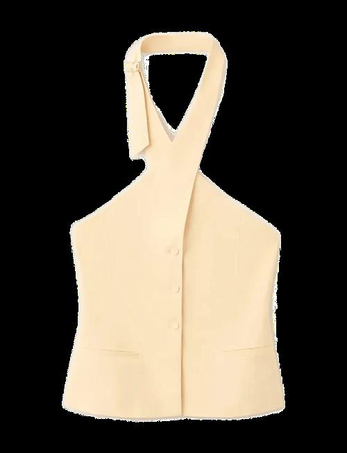 Mango | Linen Buttoned Top | M