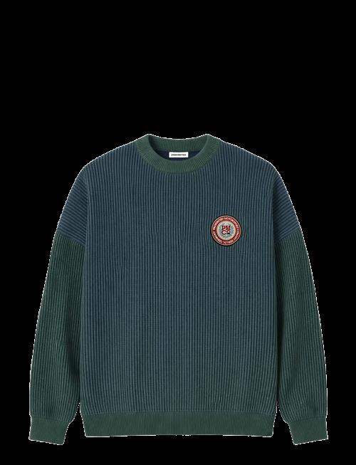 Prohibited | Cutoff Knit Sweater Green | M