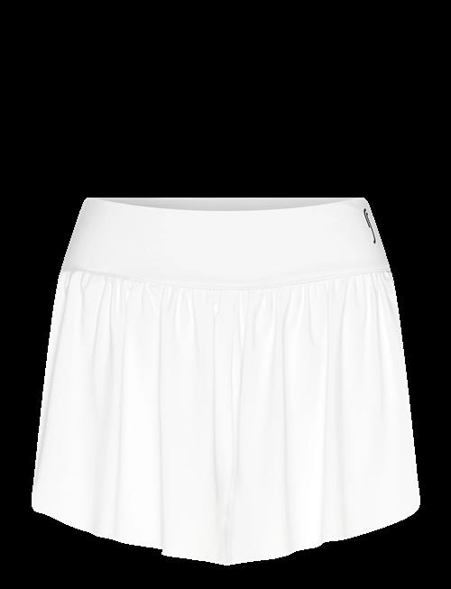 RS Sports | Women's Court Pleated Shorts (Brown/White,L,St) | XXL