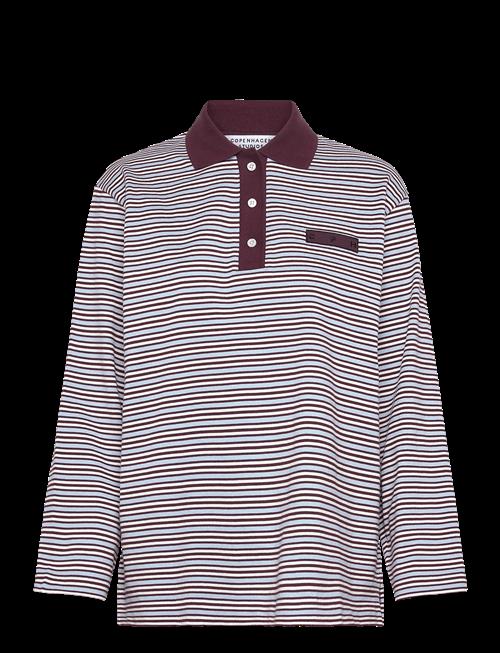 Copenhagen Studios | Cph Poloshirt 1 Cotton Blue Striped | S