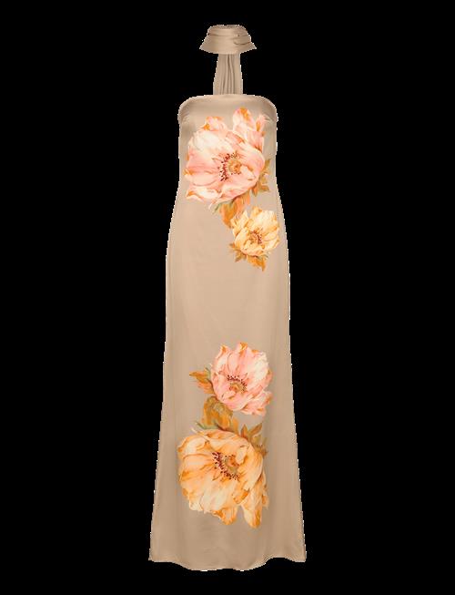 Malina | Zelda Scarf Detail Maxi Dress | 36