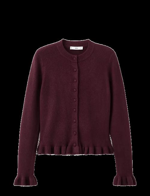 Mango | Ruffle  Knit Cardigan | M