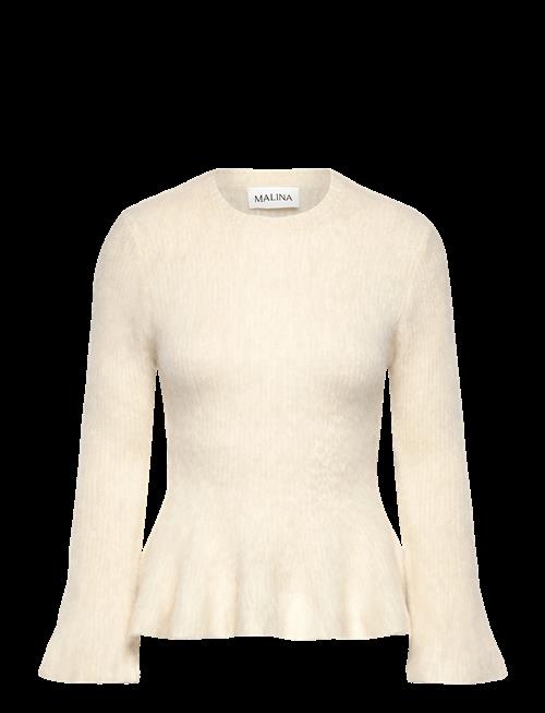 Malina | Leandra Alpaca Blend Peplum Top | L