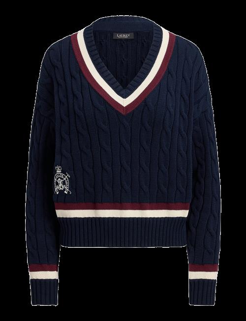 Lauren Ralph Lauren | Cable-Knit Cotton Cricket Sweater | XL