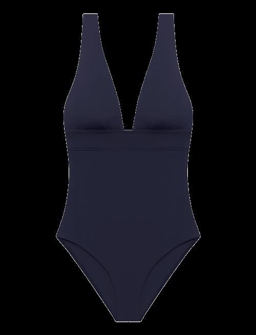 Lauren Ralph Lauren Swimwear | Lrl Bel Air Modern V-Neck Swimsuit | 40