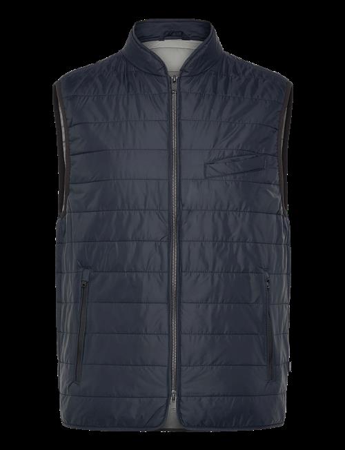 Lindbergh Black | Light Padded Zip Through Vest | M