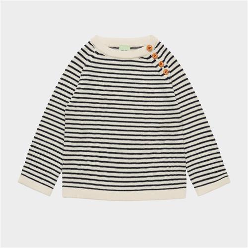 FUB Trøje Ecru Navy  Ecru Navy 110 cm Uld Marineblå  110 cm  Drenge, Piger