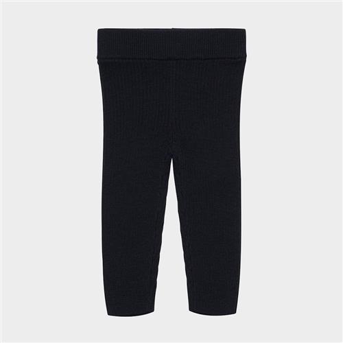 FUB Babyleggings Dark Navy  Dark Navy 92 cm Uld Marineblå  92 cm  Drenge, Piger