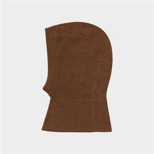 FUB Baby-balaclava I Ekstra Fin Kvalitet Hazel Melange  Hazel Melange 74/80 cm Uld Brun  74/80 cm  Drenge, Piger