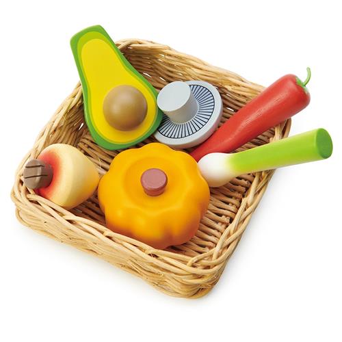 Tender Leaf Legemad – Grøntsagskurv Multicolor  Multicolor-OS  Grøn  One Size 3-5 Years Drenge, Piger