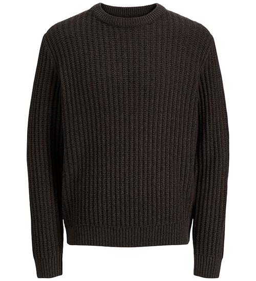 Jack & Jones Bluse - Strik - JjjAxon - Mulch/Twisted Black
