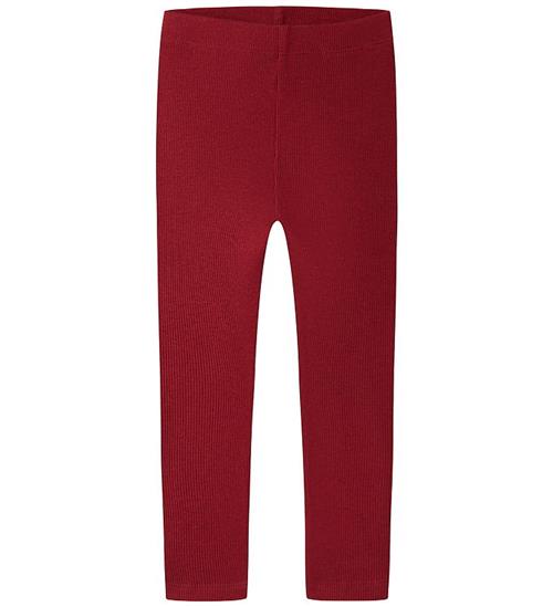Name It Leggings - Rib - NmnKab - Red Dahlia