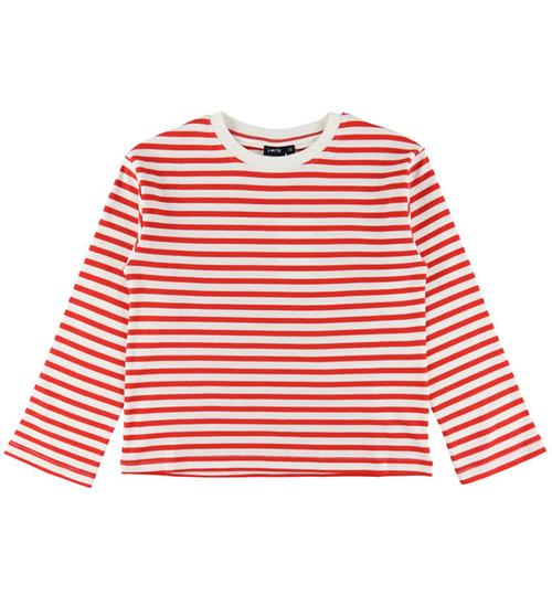 LMTD Bluse - NlfRain - High Risk Red/Gardenia