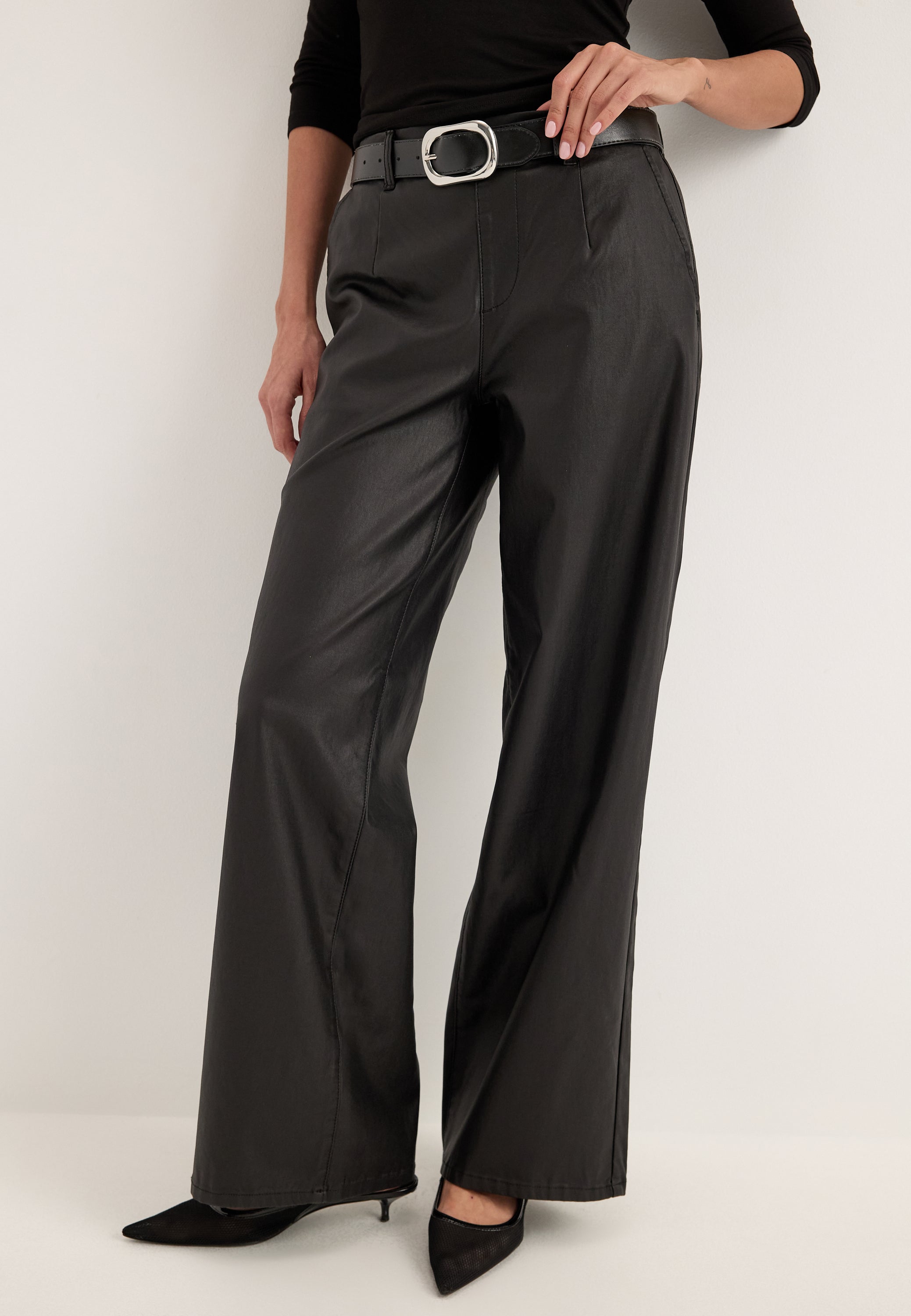 OBJECTCOLLECTORSITEM Objlisa Belle Wide Coated Pants