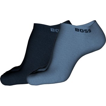 BOSS Strømper 2P AS Uni CC Marine/Blå Str 43/46