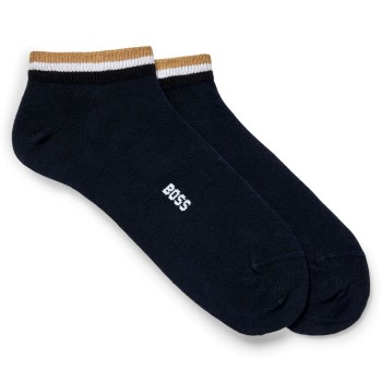 BOSS Strømper 2P AS Uni Stripe CC Navy Str 43/46