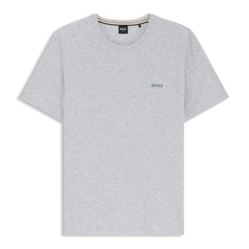BOSS Mix and Match T-shirt With Logo Lysegrå bomuld X-Large Herre