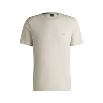 BOSS Mix and Match T-shirt With Logo Offwhite bomuld XX-Large Herre