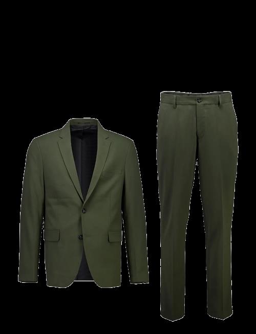 Se Lindbergh | Plain Mens Suit - Normal Length | 44 hos Booztlet