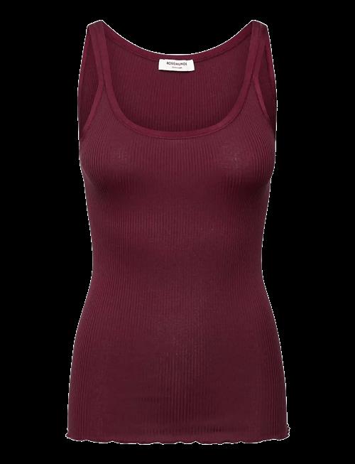 Rosemunde | Rwbelle Silk U-Neck Strap Elastic Top | L