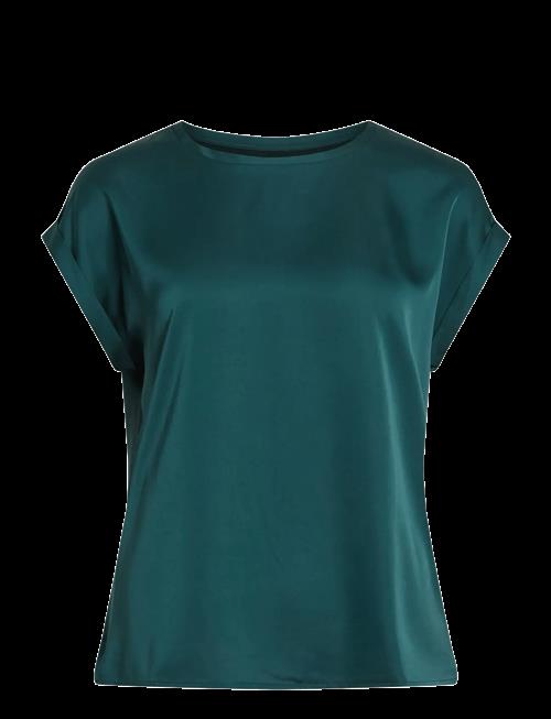 Se Vila | Viellette S/S Satin Top - Noos | 36 hos Booztlet