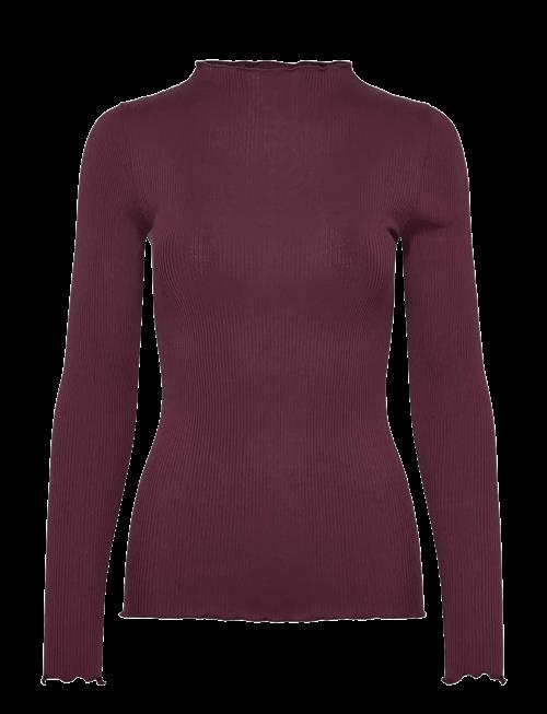 Rosemunde | Rwpearl Silk Ls T-Shirt | XL