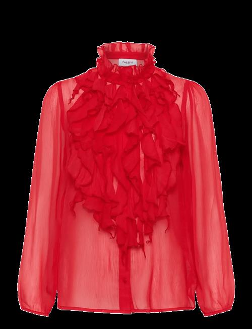 Saint Tropez | Liljasz Crinkle Ls Shirt | XXL