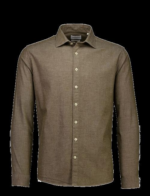 Lindbergh | Soft Indigo Stretch Shirt L/S | M
