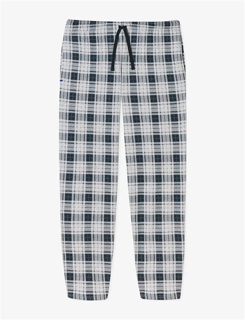 Schiesser | Long-Legged Striped Pants, Midnight Blue - Mix+ Relax | S