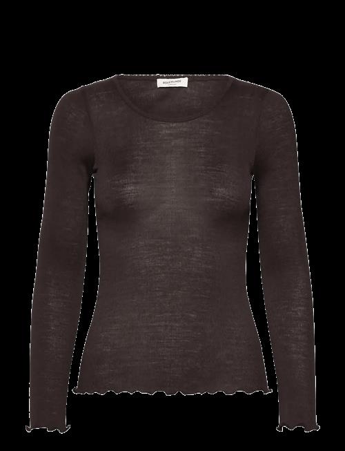 Rosemunde | Rwburlington Wool Ls O-Neck T-Shirt | XL