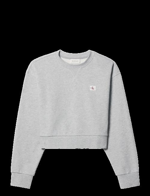 Calvin Klein Jeans | French Terry Woven Label Crew Sw | L