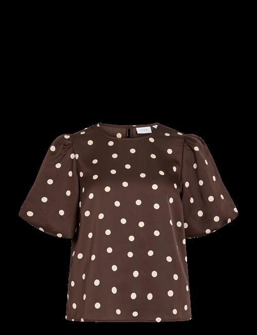 Vila | Viellette 2/4 Satin Puff Top - Noos | 36