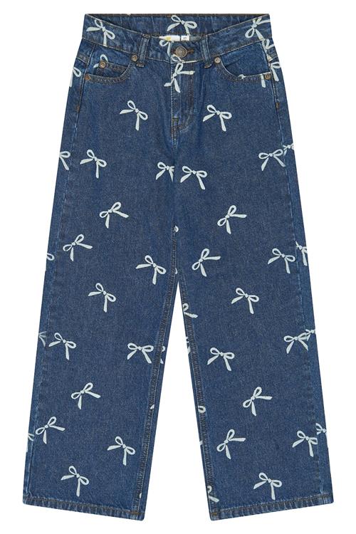 The New Virginia Jeans Med Bred Pasform Medium Blue Denim  Medium Blue Denim  4 Y  Marineblå  4 år  Piger