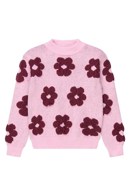 The New Varda Strikket Trøje Pink Lavender  Pink Lavender  5-6 Y  Lyserød  5-6 år  Piger