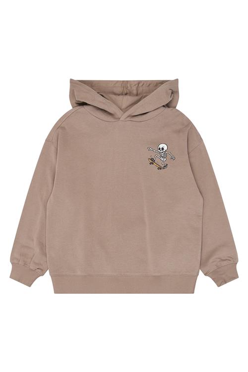 The New Virlo Hættetrøje Taupe Gray  Taupe Gray  5-6 Y  Grå  5-6 år  Drenge