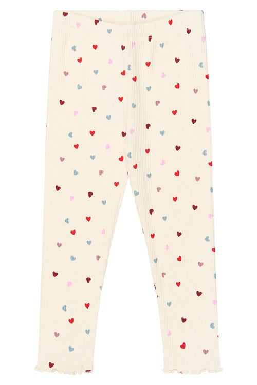 The New Siblings Vera Leggings Gardenia  Gardenia  98 cm  Hvid  98 cm  Piger