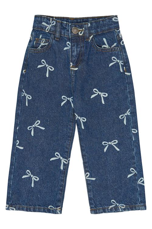 The New Siblings Vinaya Jeans I Regular Fit Medium Blue Denim  Medium Blue Denim  98 cm  Marineblå  98 cm  Piger