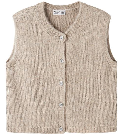 Name it Vest - Strik - NkfReta - Peyote Melange