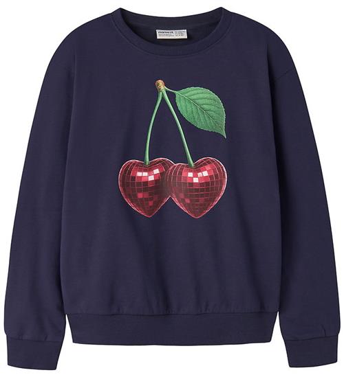 Name it Sweatshirt - NkfVotea - Evening Blue/Disco Cherry