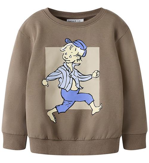 Name It Sweatshirt - Emil Fra Lønneberg - NmmOle - Walnut