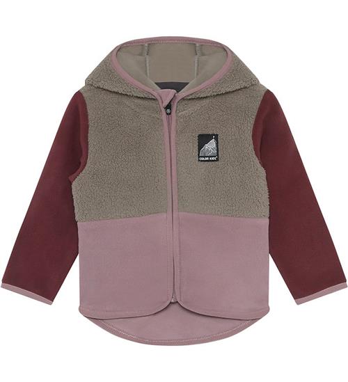 Color Kids Fleecejakke - Teddy - Toadstool