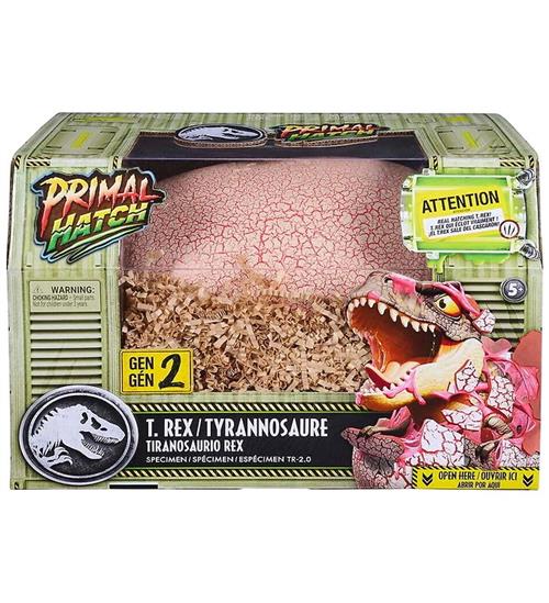 Primal Hatch Interaktivt Legetøj - 22 cm - Jurassic World T-Rex