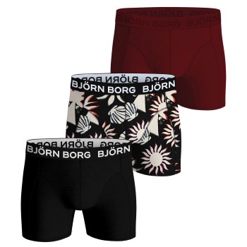 Björn Borg 3P Bamboo Cotton Boxers Flerfarvet Large Herre