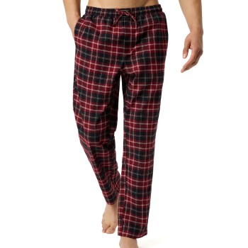 Björn Borg Core Flannel Pyjama Pants Sort/Rød bomuld Small Herre