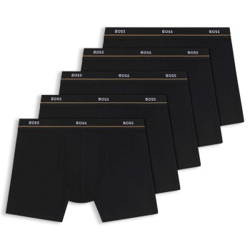 BOSS 5P Essential Trunks Sort bomuld X-Large Herre