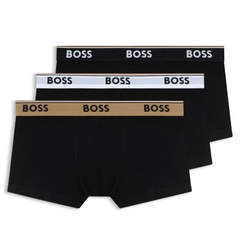 BOSS 3P Power Trunk Sort bomuld Large Herre
