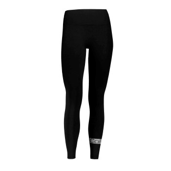 Calvin Klein Women Logo Stripe Leggings Sort polyamid Medium Dame