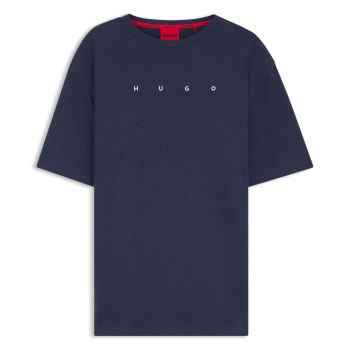 HUGO Azuri T-Shirt Marineblå bomuld Medium Herre
